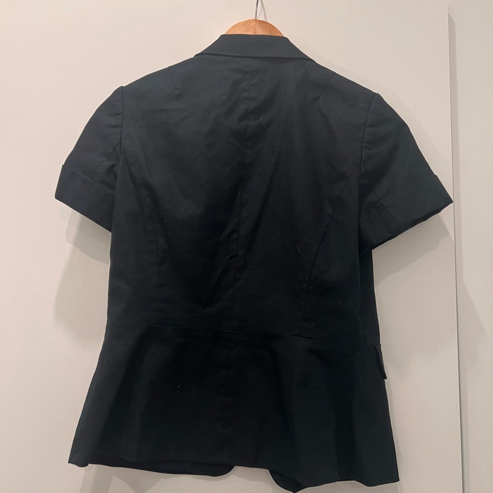 Banana Republic Factory Black Short Sleeve Blazer - Picture 4 of 11